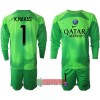 Oficiální Fotbalový Dres Brankářské s Dlouhý Rukáv Paris Saint-Germain Keylor Navas 1 Domácí 2022-23 pro Děti